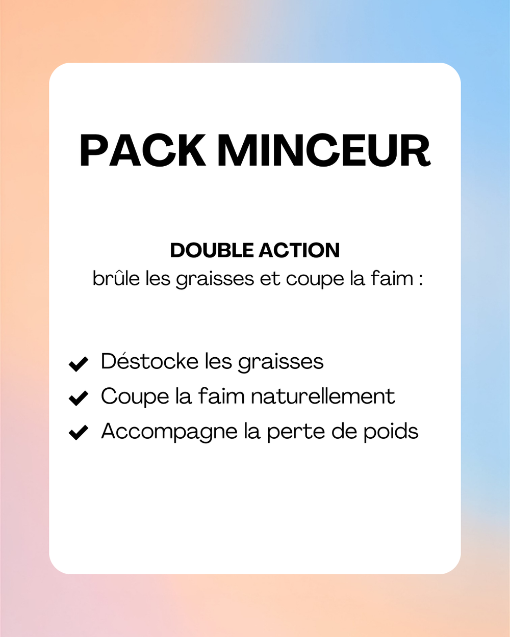 Pack Minceur Ekiboost - Double action brule-graisse et coupe-faim naturel