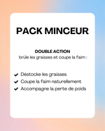 Pack Minceur Ekiboost - Double action brule-graisse et coupe-faim naturel